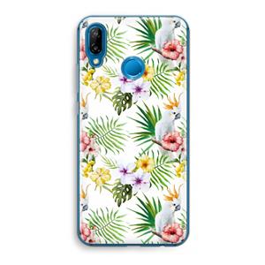 CaseCompany Gele kuif: Huawei P20 Lite Transparant Hoesje