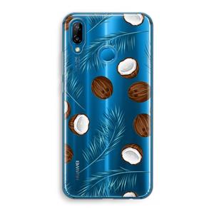 CaseCompany Kokosnoot roze: Huawei P20 Lite Transparant Hoesje
