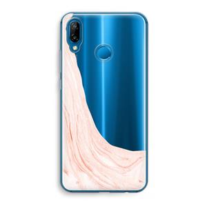 CaseCompany Peach bath: Huawei P20 Lite Transparant Hoesje