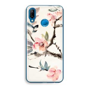 CaseCompany Japanse bloemen: Huawei P20 Lite Transparant Hoesje
