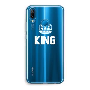 CaseCompany King zwart: Huawei P20 Lite Transparant Hoesje