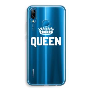 CaseCompany Queen zwart: Huawei P20 Lite Transparant Hoesje