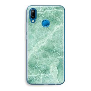 CaseCompany Groen marmer: Huawei P20 Lite Transparant Hoesje