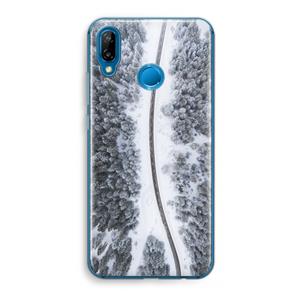 CaseCompany Snøfall: Huawei P20 Lite Transparant Hoesje