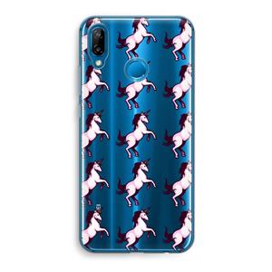 CaseCompany Musketon Unicorn: Huawei P20 Lite Transparant Hoesje