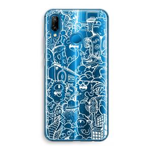 CaseCompany Vexx City #2: Huawei P20 Lite Transparant Hoesje