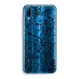 CaseCompany Vexx Black City : Huawei P20 Lite Transparant Hoesje