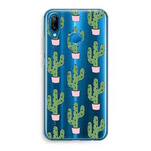 CaseCompany Cactus Lover: Huawei P20 Lite Transparant Hoesje