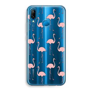 CaseCompany Anything Flamingoes: Huawei P20 Lite Transparant Hoesje