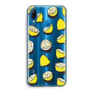 CaseCompany When Life Gives You Lemons...: Huawei P20 Lite Transparant Hoesje