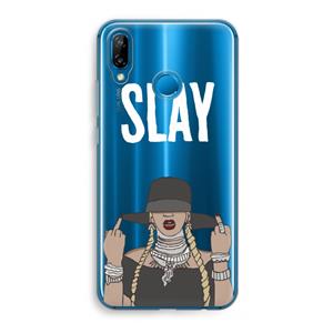 CaseCompany Slay All Day: Huawei P20 Lite Transparant Hoesje