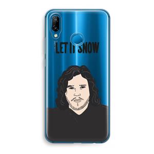 CaseCompany Let It Snow: Huawei P20 Lite Transparant Hoesje