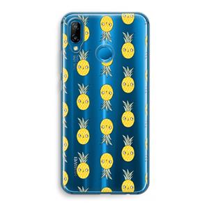 CaseCompany Ananas: Huawei P20 Lite Transparant Hoesje