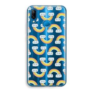 CaseCompany Regenboog: Huawei P20 Lite Transparant Hoesje