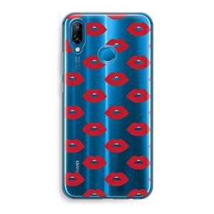 CaseCompany Lips: Huawei P20 Lite Transparant Hoesje