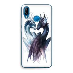 CaseCompany Yin Yang Dragons: Huawei P20 Lite Transparant Hoesje