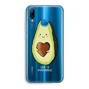CaseCompany Avocuddle: Huawei P20 Lite Transparant Hoesje