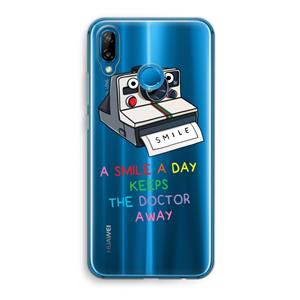 CaseCompany Smile: Huawei P20 Lite Transparant Hoesje