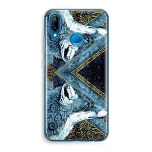 CaseCompany Golden Fox: Huawei P20 Lite Transparant Hoesje