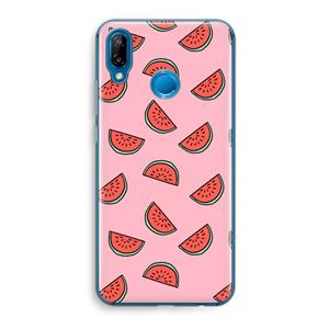 CaseCompany Watermeloen: Huawei P20 Lite Transparant Hoesje