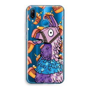 CaseCompany Loot Burger: Huawei P20 Lite Transparant Hoesje