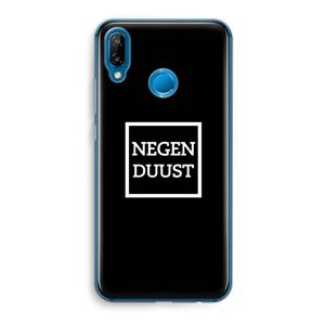 CaseCompany Negenduust black: Huawei P20 Lite Transparant Hoesje