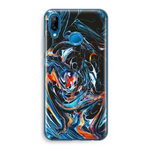 CaseCompany Black Unicorn: Huawei P20 Lite Transparant Hoesje