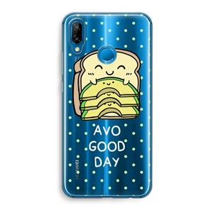 CaseCompany Avo Good Day: Huawei P20 Lite Transparant Hoesje