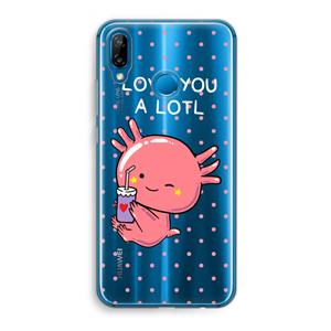 CaseCompany Love You A Lotl: Huawei P20 Lite Transparant Hoesje