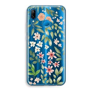 CaseCompany Botanical sweet flower heaven: Huawei P20 Lite Transparant Hoesje