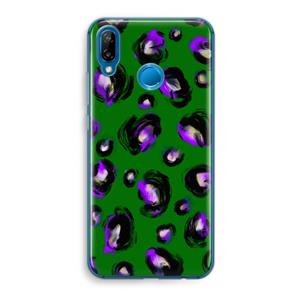 CaseCompany Green Cheetah: Huawei P20 Lite Transparant Hoesje