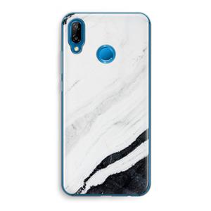 CaseCompany Elegante marmer: Huawei P20 Lite Transparant Hoesje