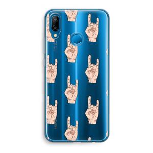 CaseCompany Rock: Huawei P20 Lite Transparant Hoesje