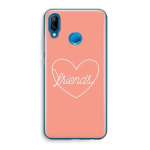 CaseCompany Friends heart: Huawei P20 Lite Transparant Hoesje