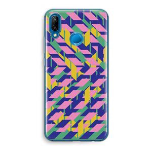 CaseCompany Skew Blush 1: Huawei P20 Lite Transparant Hoesje