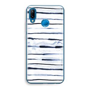 CaseCompany Ink Stripes: Huawei P20 Lite Transparant Hoesje