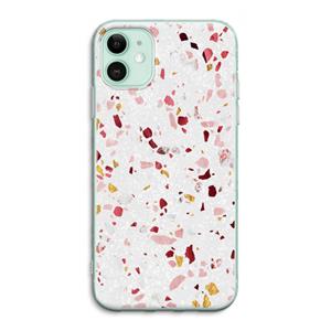 CaseCompany Terrazzo N°9: iPhone 11 Transparant Hoesje
