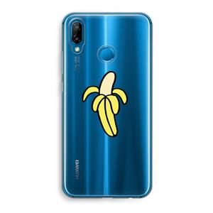 CaseCompany Banana: Huawei P20 Lite Transparant Hoesje
