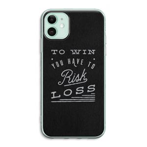 CaseCompany Risk loss: iPhone 11 Transparant Hoesje