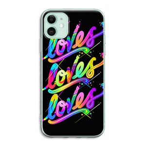 CaseCompany Loves: iPhone 11 Transparant Hoesje