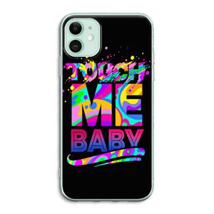 CaseCompany Touch Me: iPhone 11 Transparant Hoesje