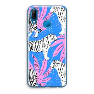 CaseCompany Tijger: Huawei P20 Lite Transparant Hoesje