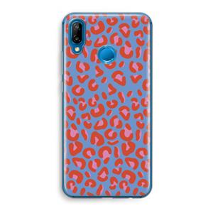 CaseCompany Leopard blue: Huawei P20 Lite Transparant Hoesje
