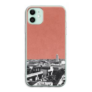 CaseCompany Marrakech Skyline : iPhone 11 Transparant Hoesje