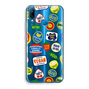 CaseCompany Fruitsticker: Huawei P20 Lite Transparant Hoesje