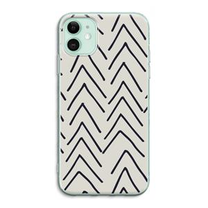CaseCompany Marrakech Arrows: iPhone 11 Transparant Hoesje