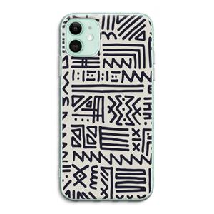 CaseCompany Marrakech print: iPhone 11 Transparant Hoesje