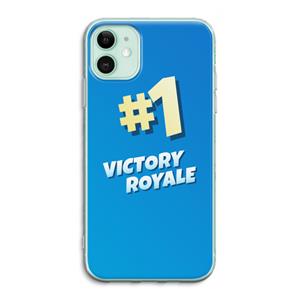 CaseCompany Victory Royale: iPhone 11 Transparant Hoesje
