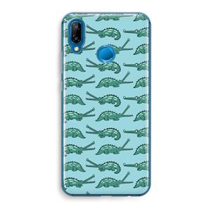 CaseCompany Kroko: Huawei P20 Lite Transparant Hoesje