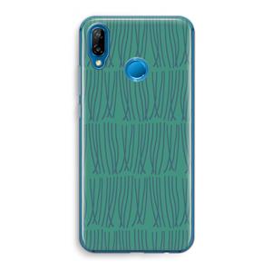 CaseCompany Swirls: Huawei P20 Lite Transparant Hoesje